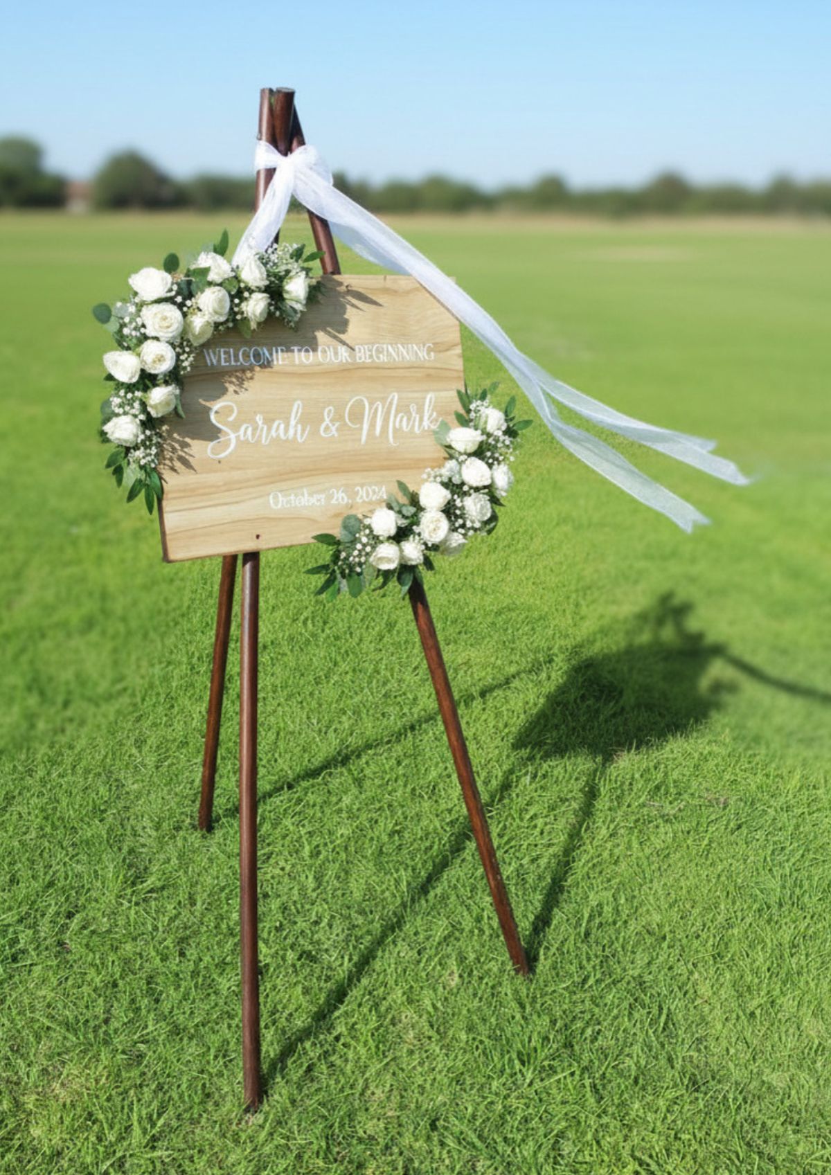 Welcome Sign & Easel